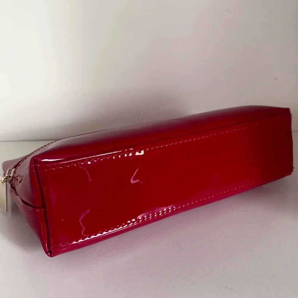 Ysl Red Patent zippy pouch
